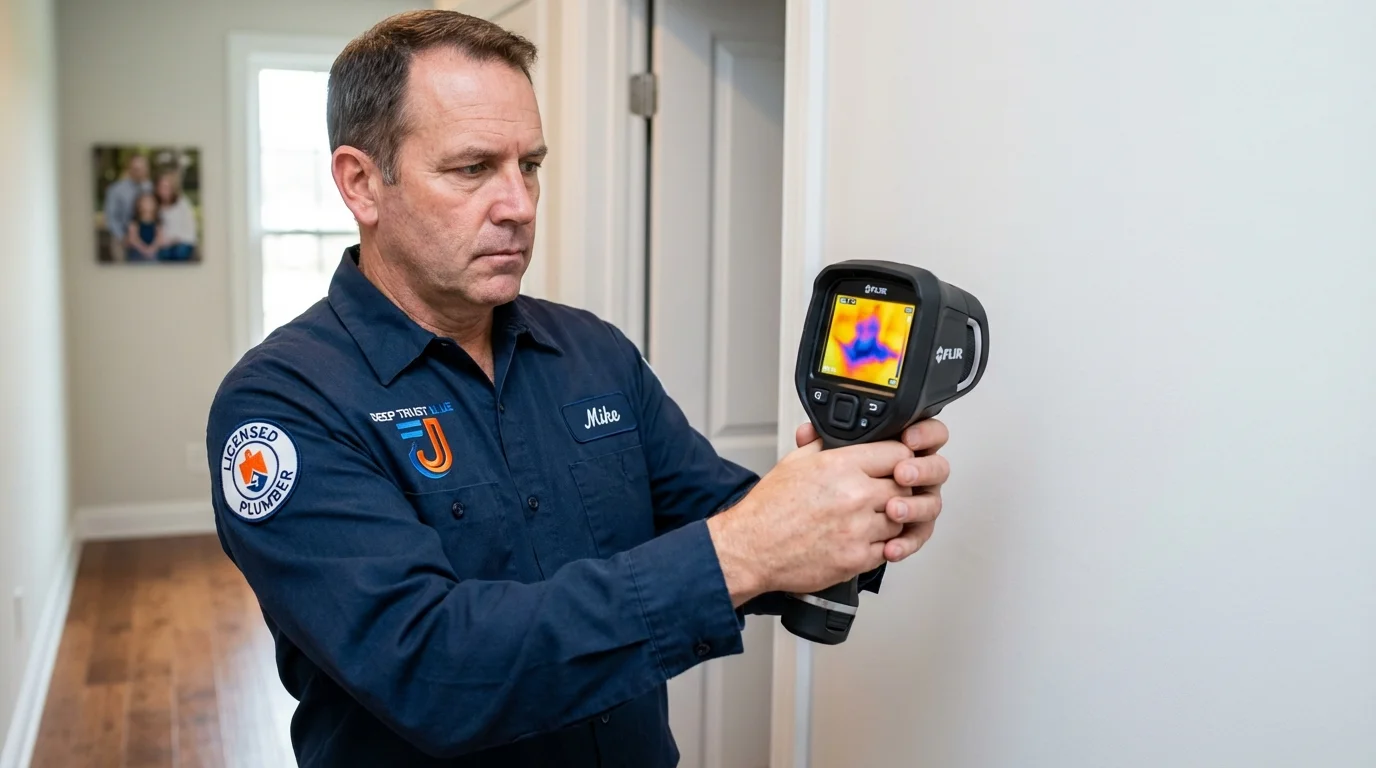 Thermal imaging leak detection by Johns Plumbing LLC in Tonto Basin
